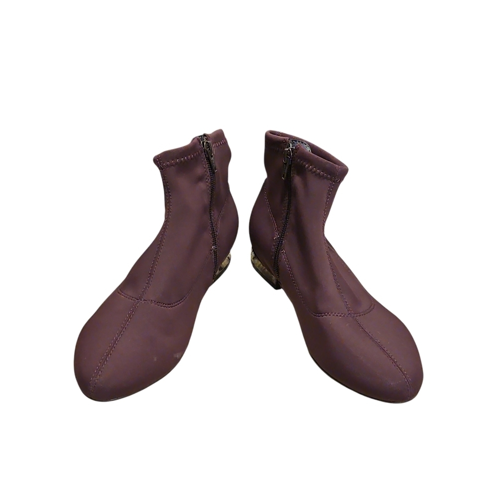 Bata Burgundy Ankle Boots - Picture 3 of 6